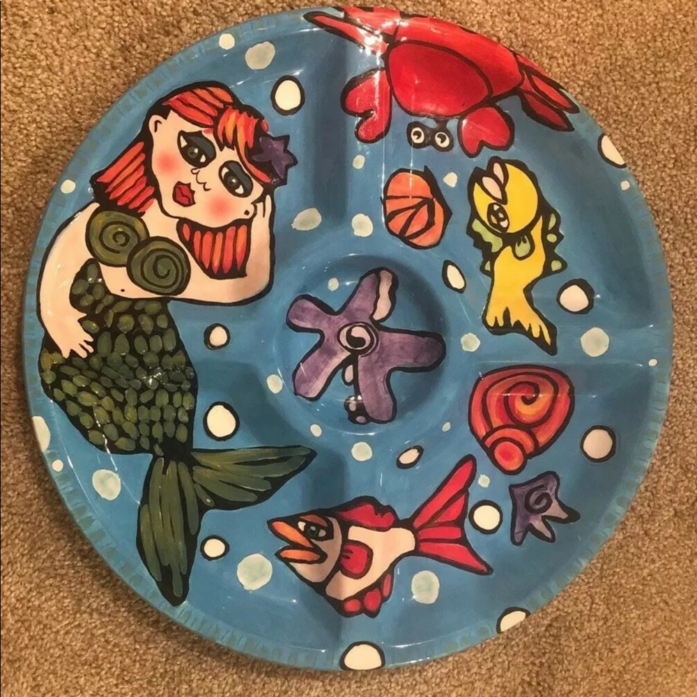 Nicole Engblom Under the Sea Mermaid plate